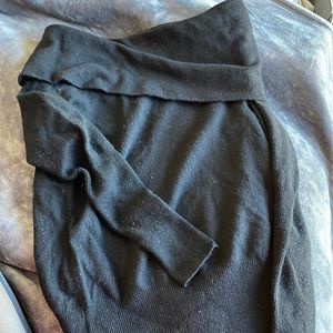 Black cashmere sweater